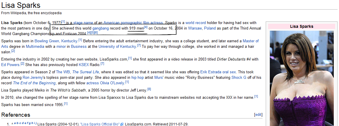 Lisa Sparks Wikipédia